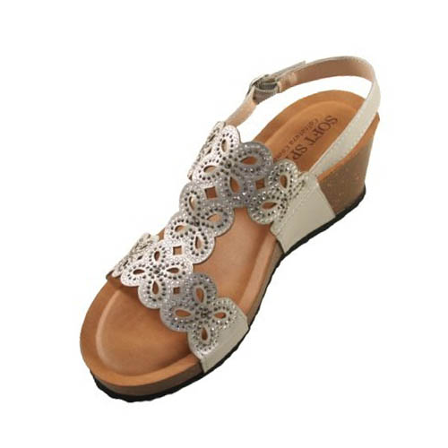 women's sandals gold with rhinestones, italian, wholesale